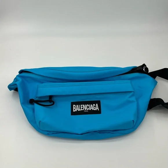 BALENCIAGA Oversized Logo Belt Bag MSRP: $950 - Picture 5 of 10